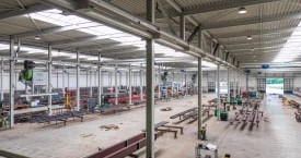 Nieuw bedrijfspand van Van den Brink Staalbouw bv te Barneveld